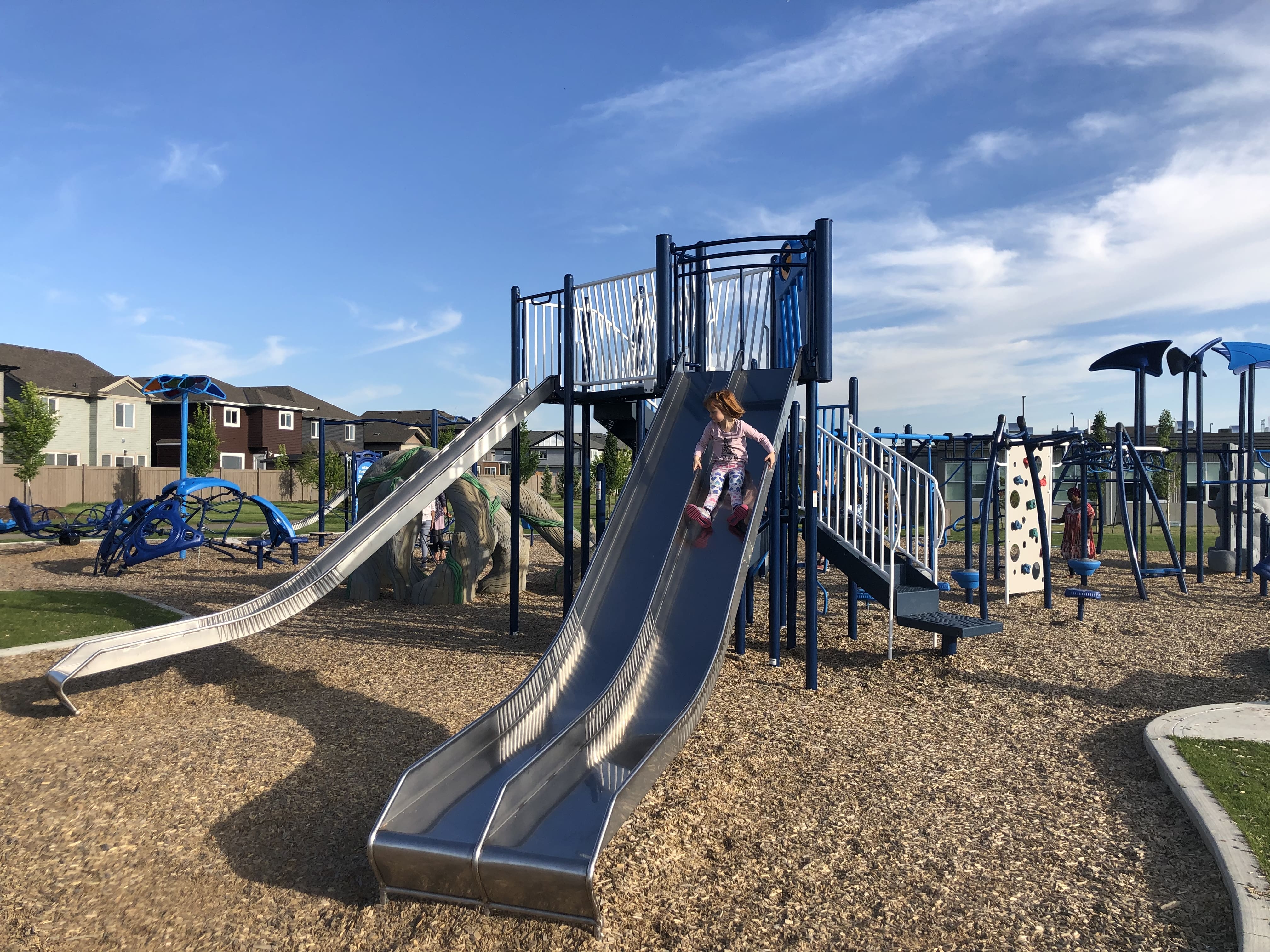 Svend Hanson School (Edmonton, AB) playground in Edmonton, AB - inclusive play equipment