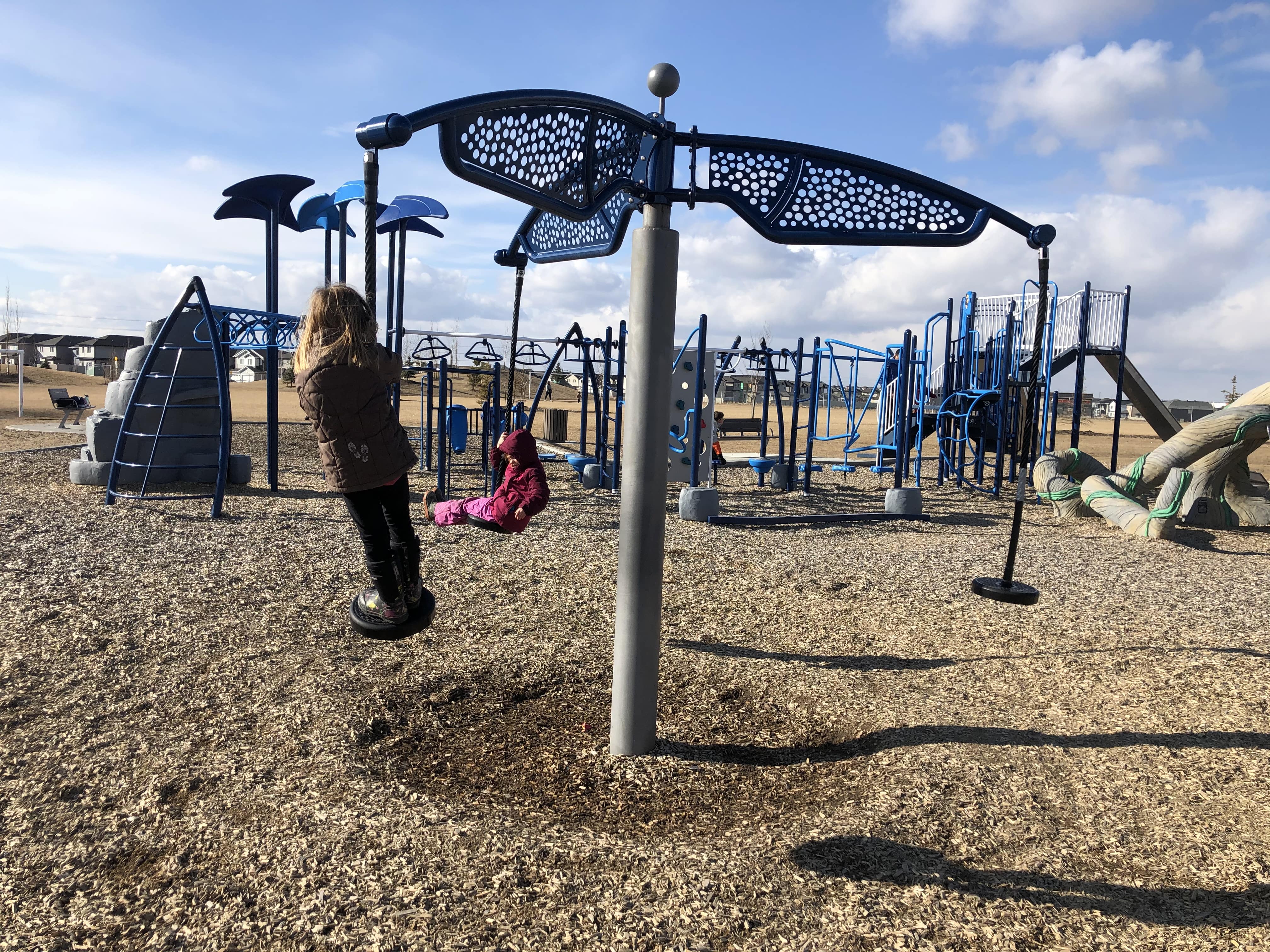 Svend Hanson School (Edmonton, AB) playground in Edmonton, AB - community play space