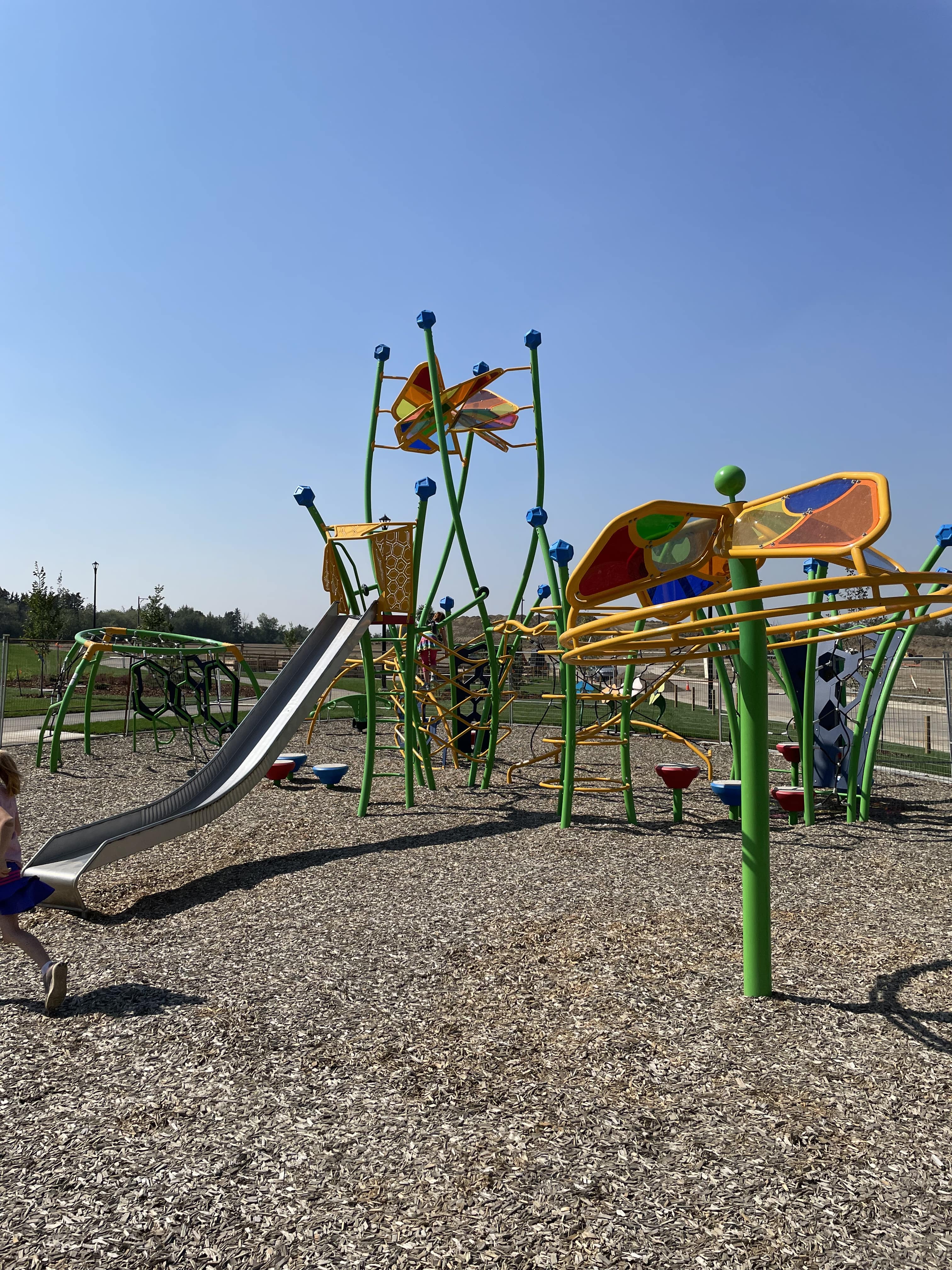 Kinglet Gardens (Edmonton, AB) playground in Edmonton, AB - outdoor recreational equipment