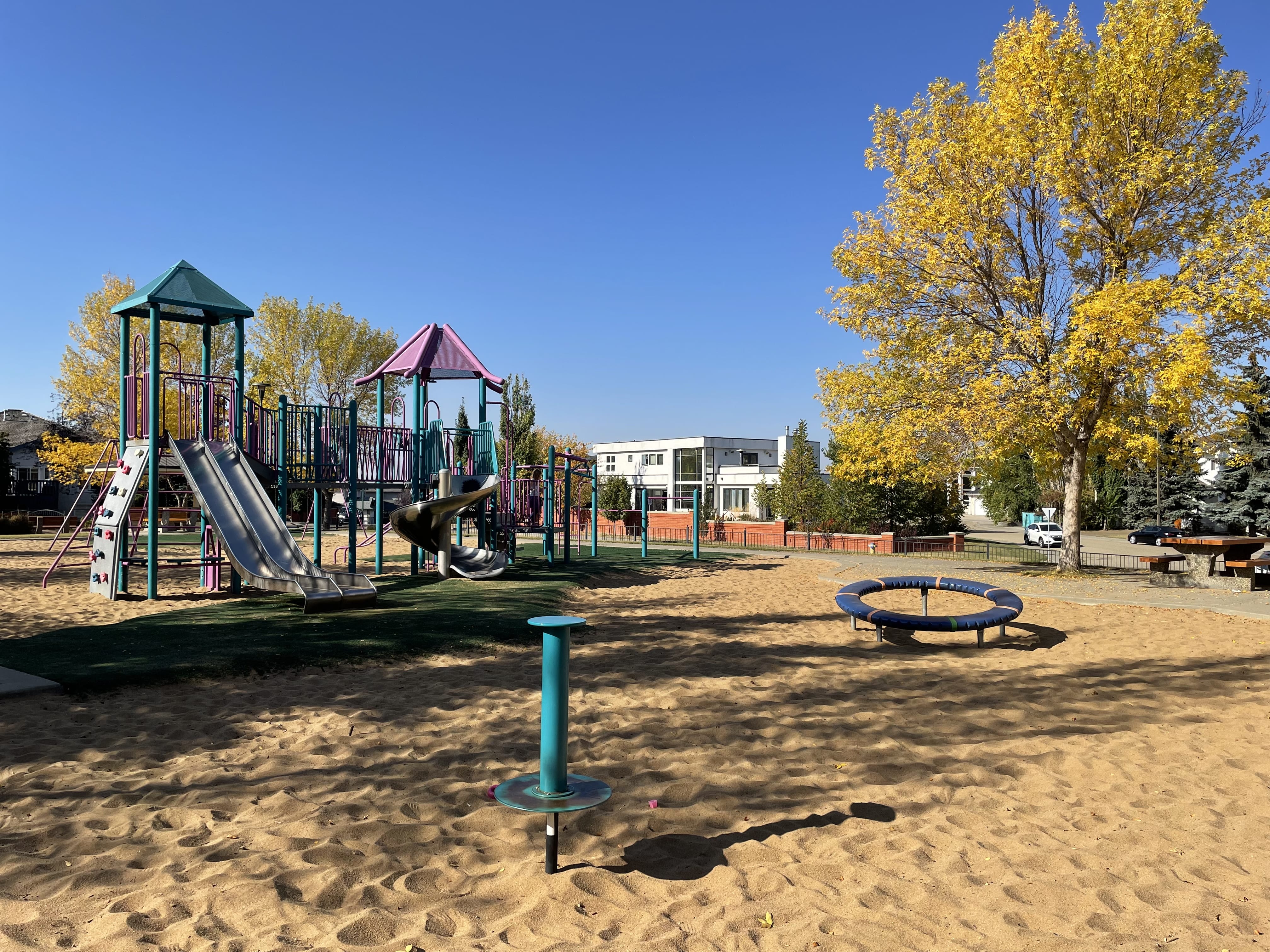 Falconer Heights Playground (Edmonton, AB) playground in Edmonton, AB - inclusive play equipment