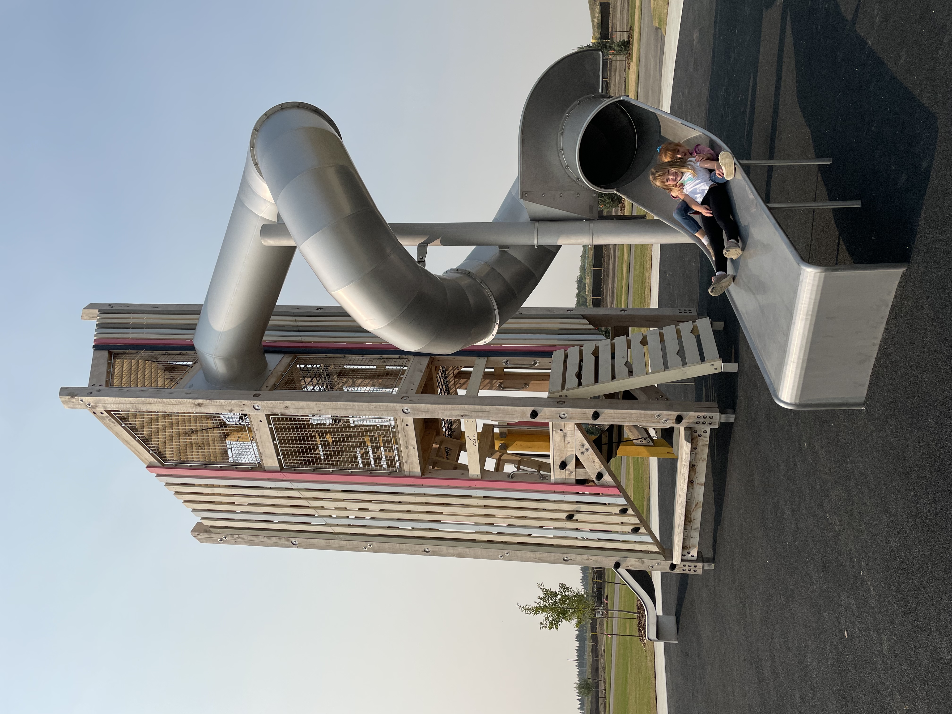 Parc Réunis playground in Beaumont, AB - playground for all ages and abilities