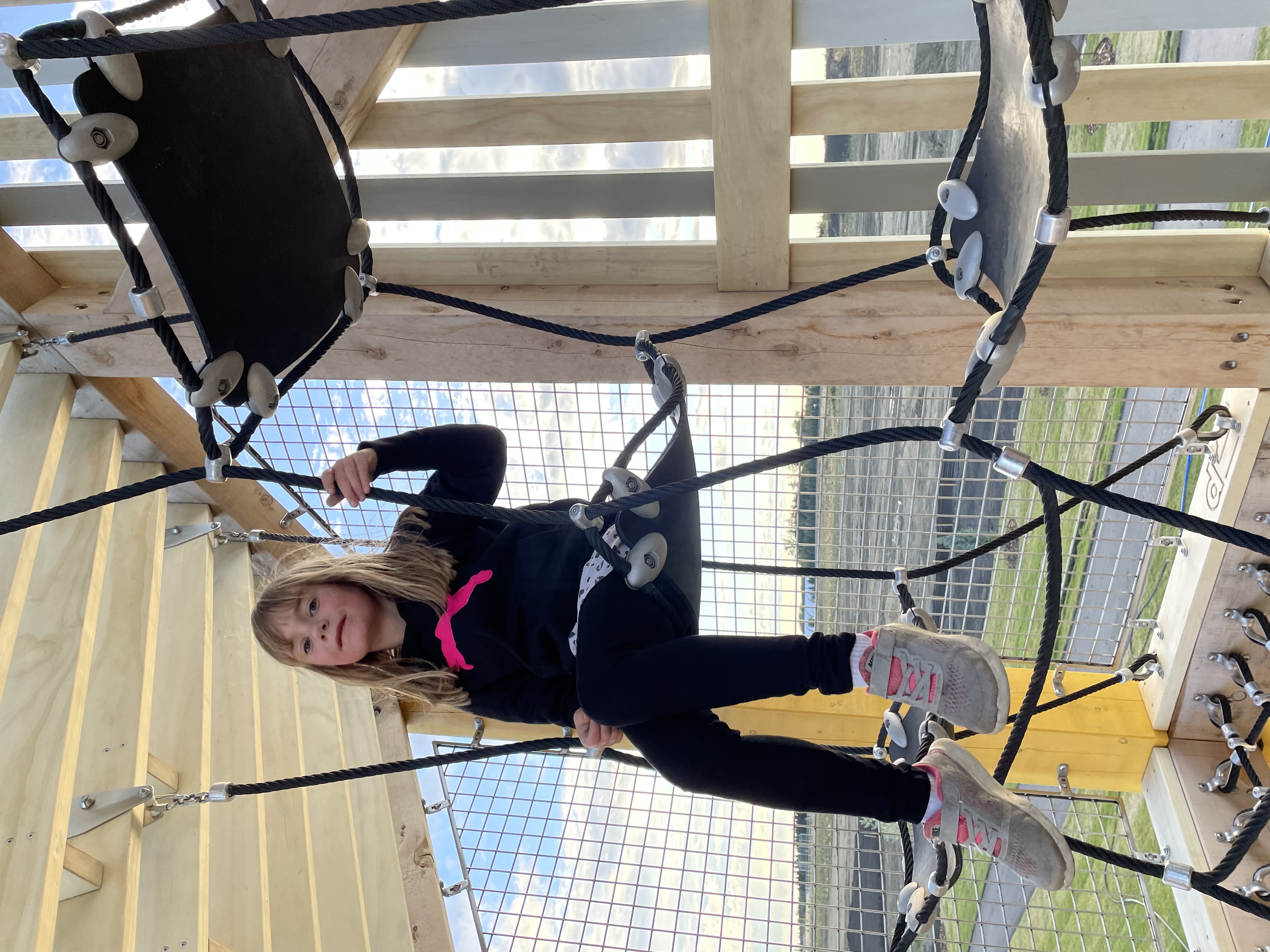 Parc Réunis (Beaumont, AB) playground in Beaumont, AB - accessible playground features