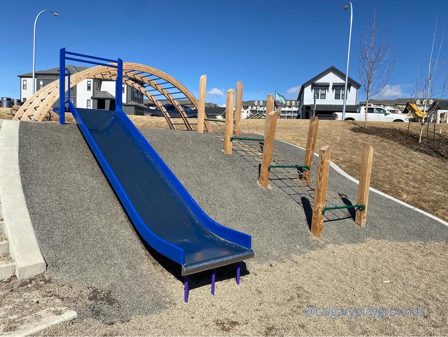Arbour Lake (Calgary, AB) - playground equipment and play structures