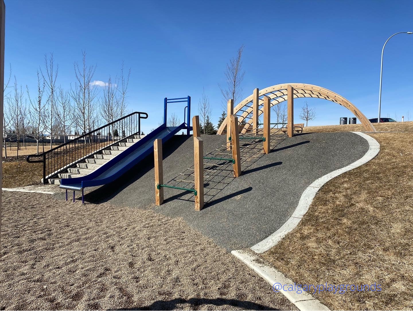 Arbour Lake (Calgary, AB) - playground detail and design features