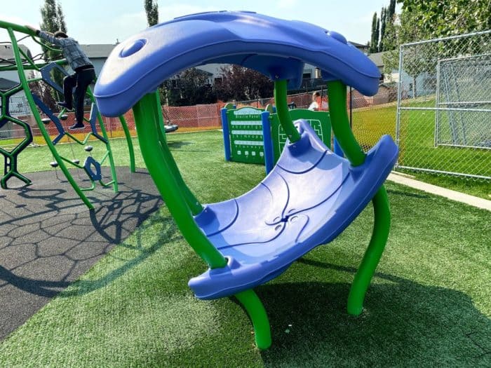 Hidden Valley Playground (Calgary, AB) playground in Calgary, AB - playground climbing structures