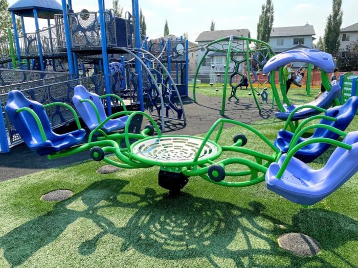 Hidden Valley Playground playground in Calgary, AB - playground equipment and play structures