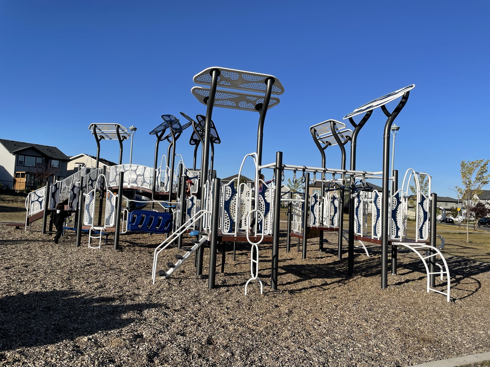 McConachie Subdivision (Edmonton, AB) in Edmonton, AB - playground detail and design features