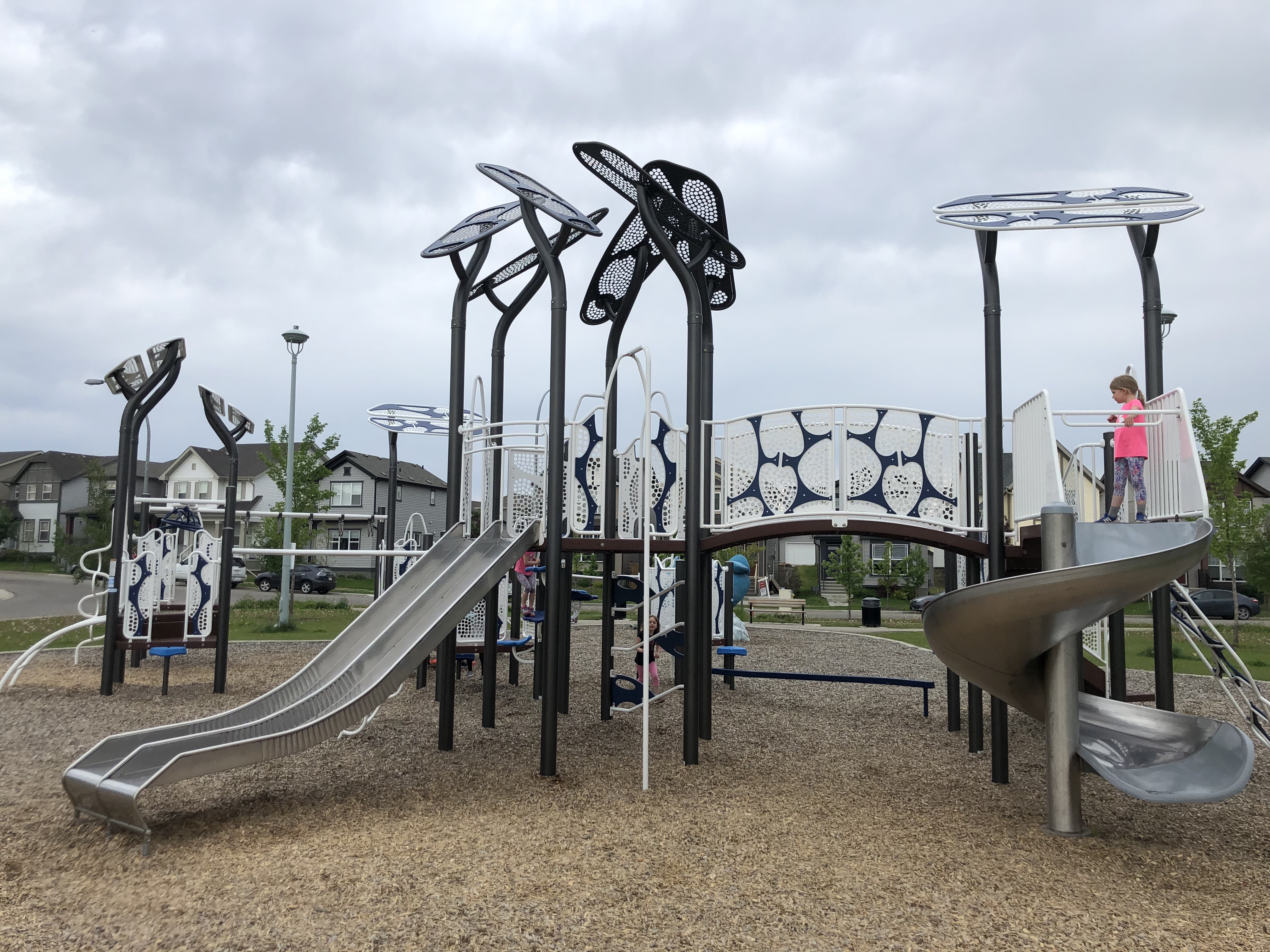 McConachie Subdivision (Edmonton, AB) playground in Edmonton, AB - inclusive play equipment
