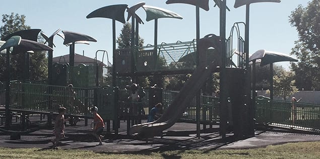 Weinmaster Park, Yorkton - playground detail and design features
