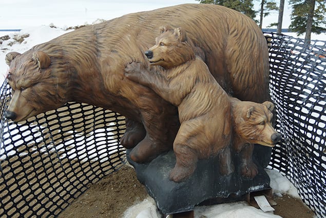 The Bears are Awake at Waskesui - playground detail and design features