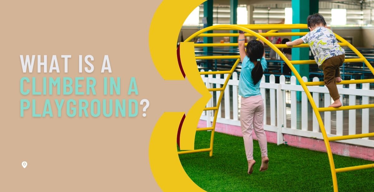 playground climbing structure promoting active play and child development in community play space