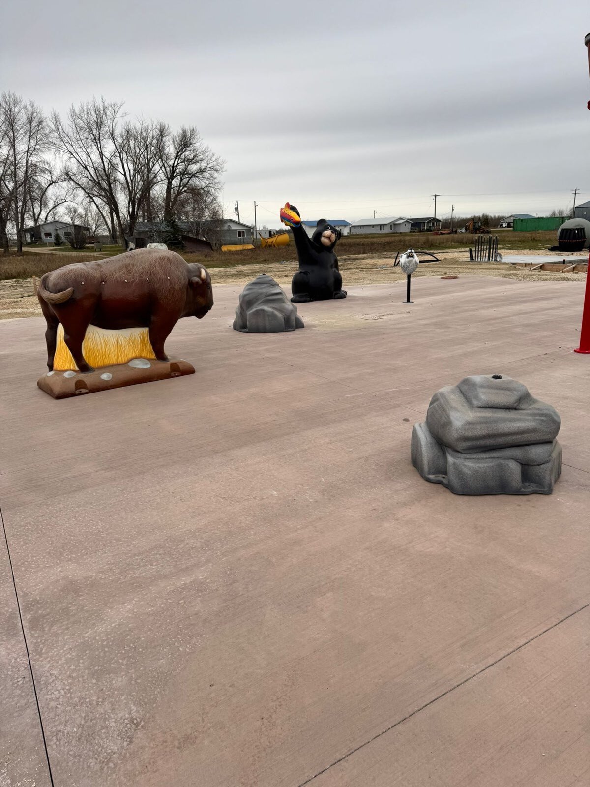 Dakota Plains Wahpeton First Nations playground in Wahpeton, Manitoba - accessible play equipment