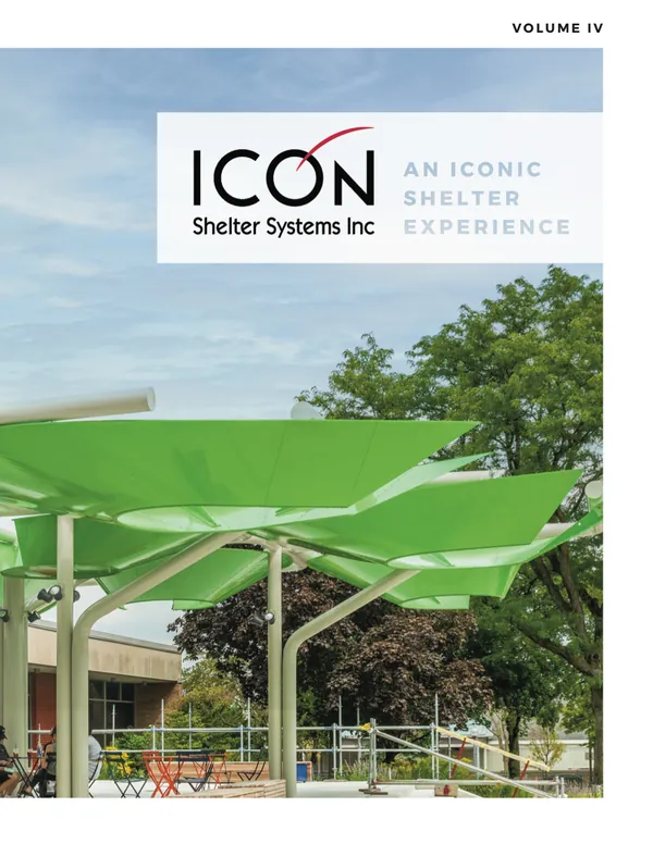 ICON park shelters catalogue cover