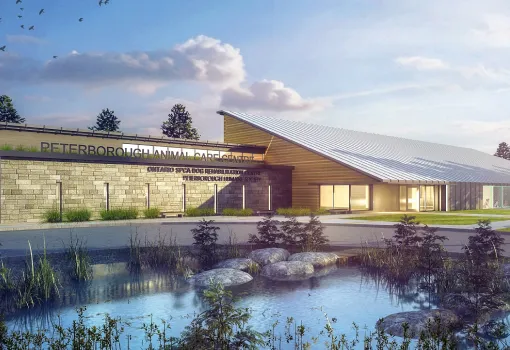 Outside view of the Ontario SPCA.