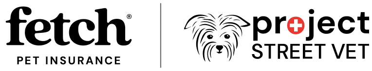 Fetch and Project Street Vet logo lockup.