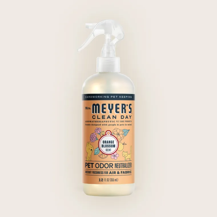 A bottle of Mrs. Meyers Clean Day.