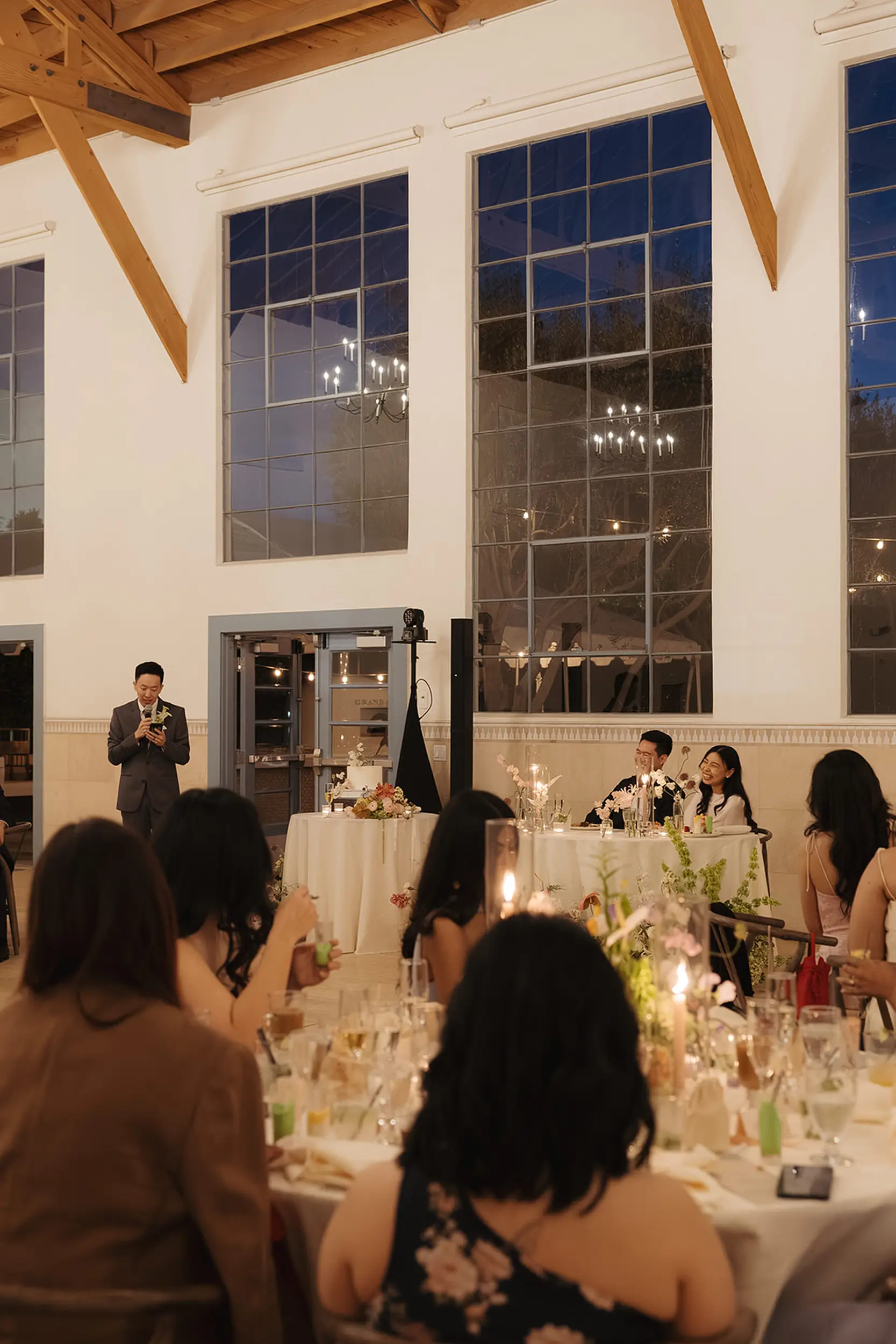 Wedding toasts.
