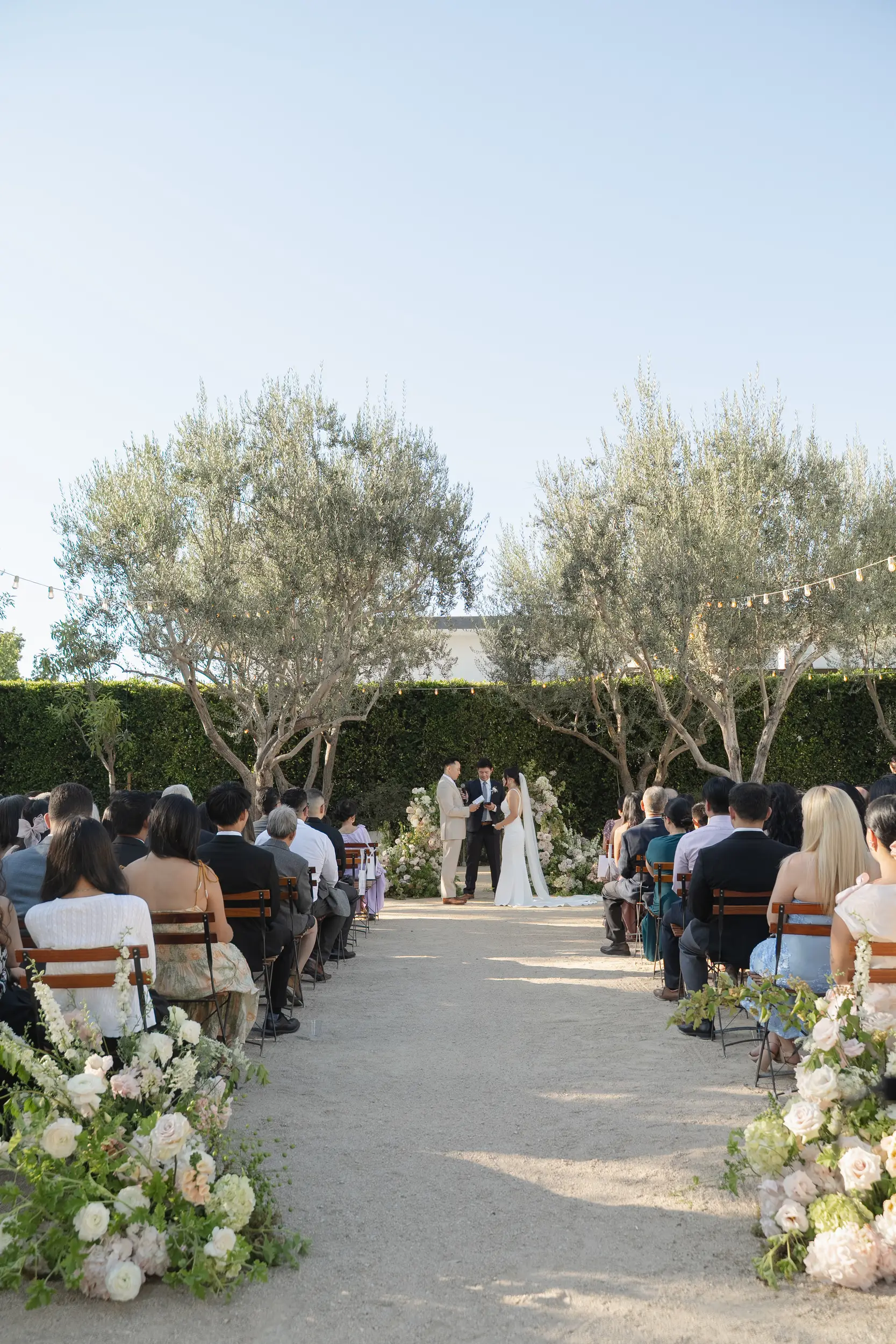romantic wedding ceremony