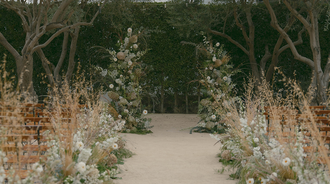 Neutral Floral Wedding with Surprise Rain at Grand Gimeno