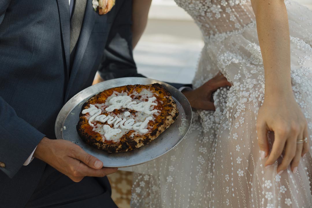 Peachy Pizza Party Wedding at Grand Gimeno