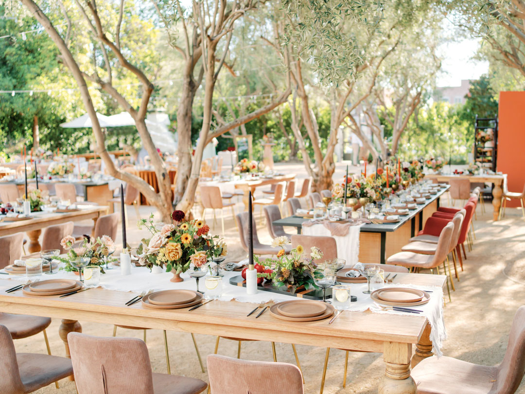Fall-Inspired Wedding Reception