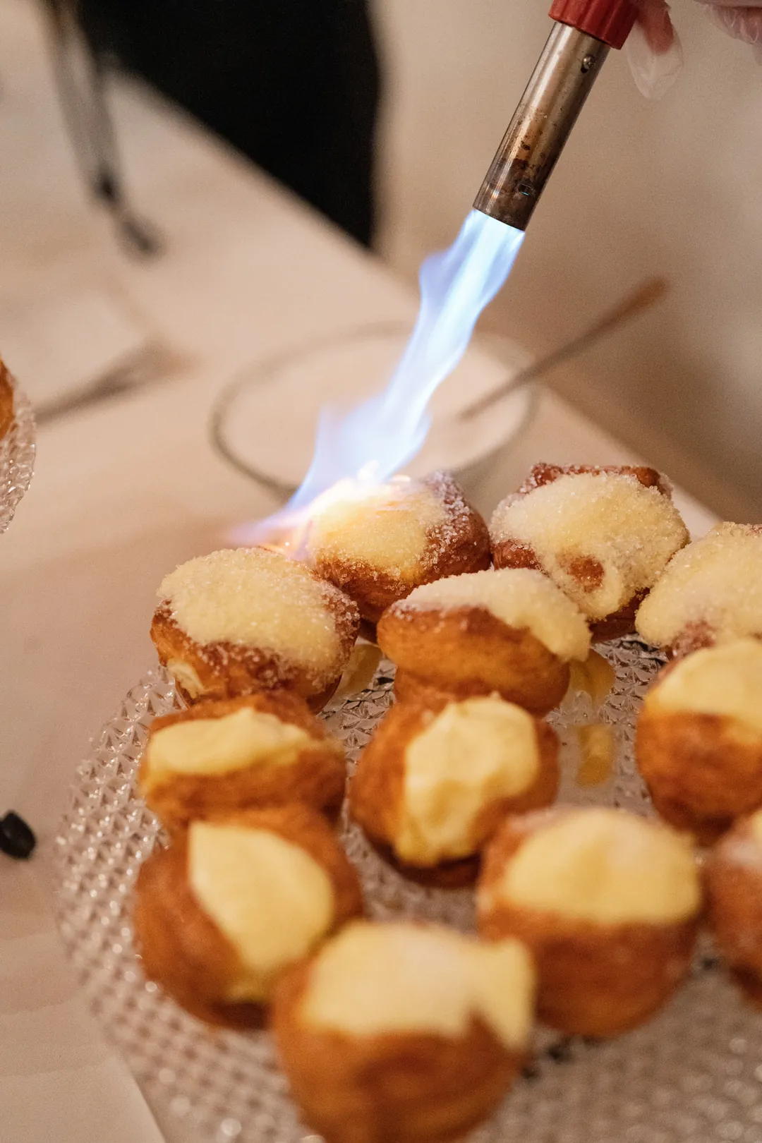 Wedding kouign amann dessert station.