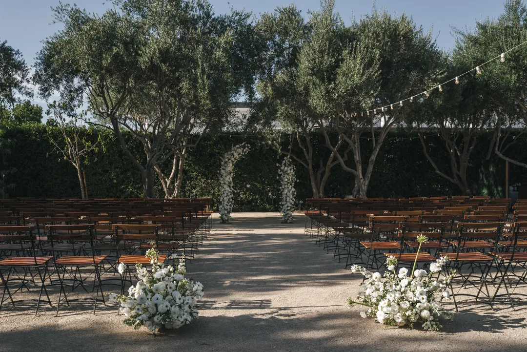 Fresh Fruits and Flowers Decorated This Grand Gimeno Wedding