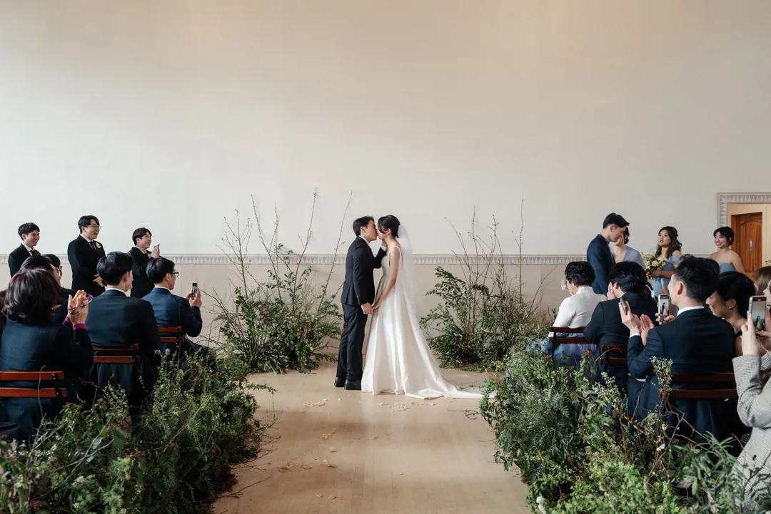 Greenery Lined Aisle Wedding at Grand Gimeno