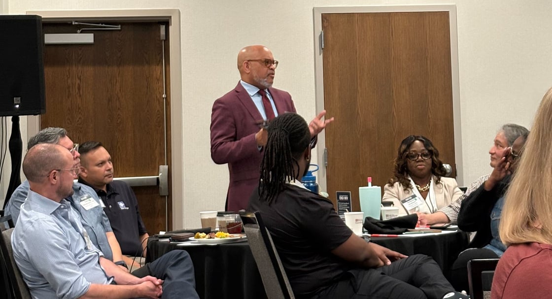 Members at the Houston Chapter meeting.