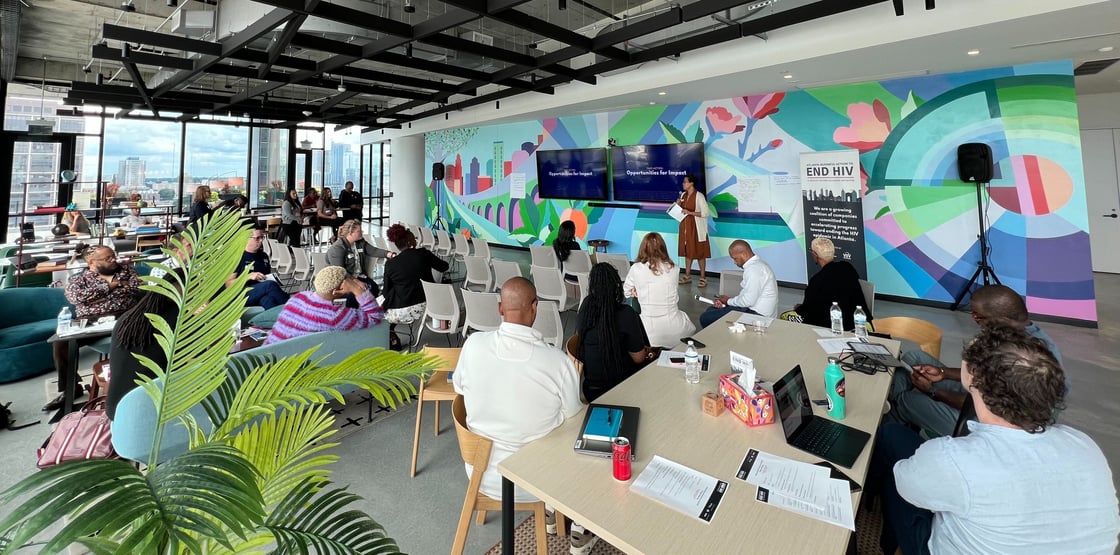 Members at the Atlanta Chapter meeting.