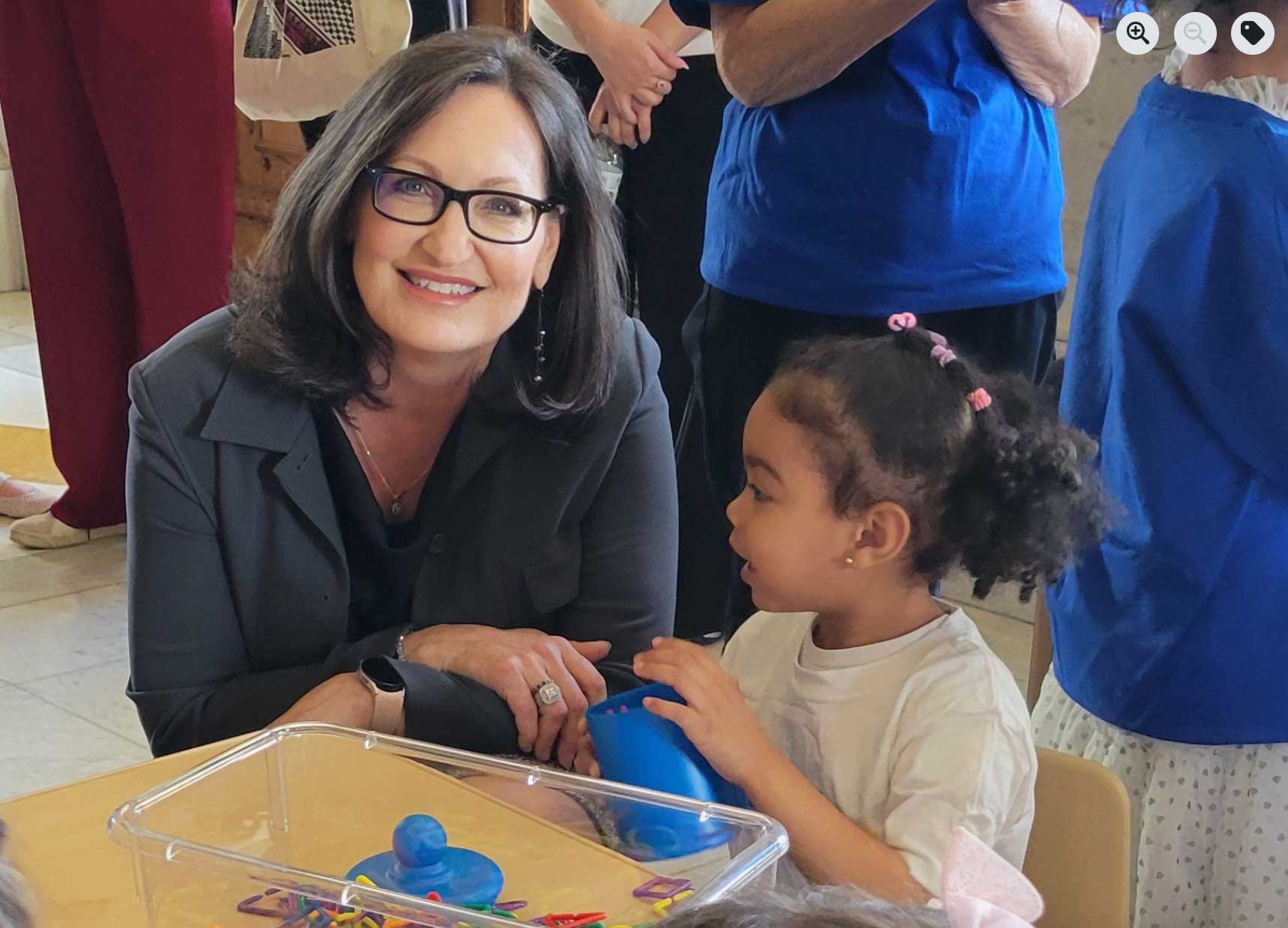 Senator Urso with constituents. 