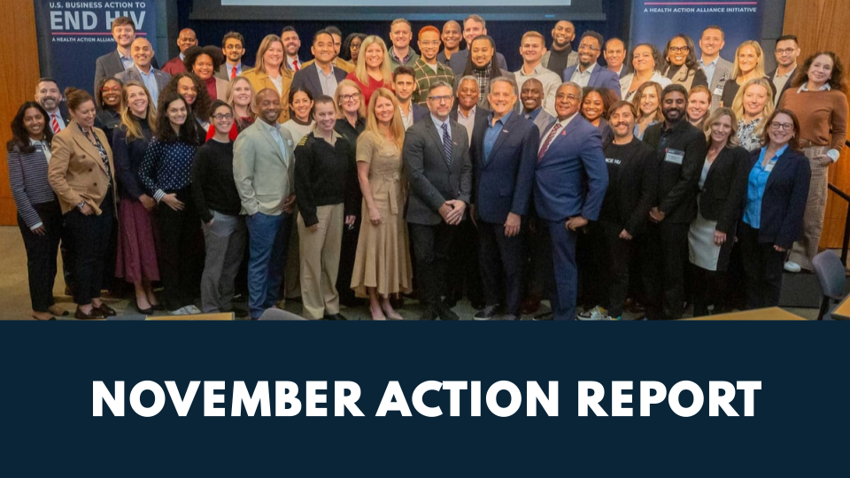 U.S. Business Action to End HIV: November 2025 Action Report