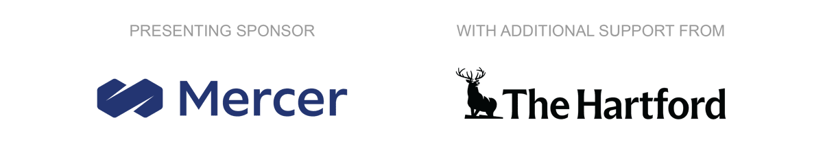 Presenting sponsor Mercer, with additional support from The Hartford