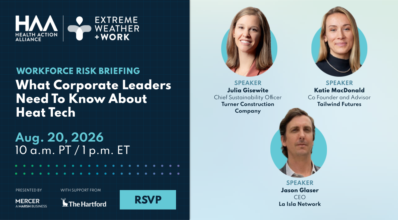 Workforce Risk Briefing: What Corporate Leaders Need to Know About Heat Tech