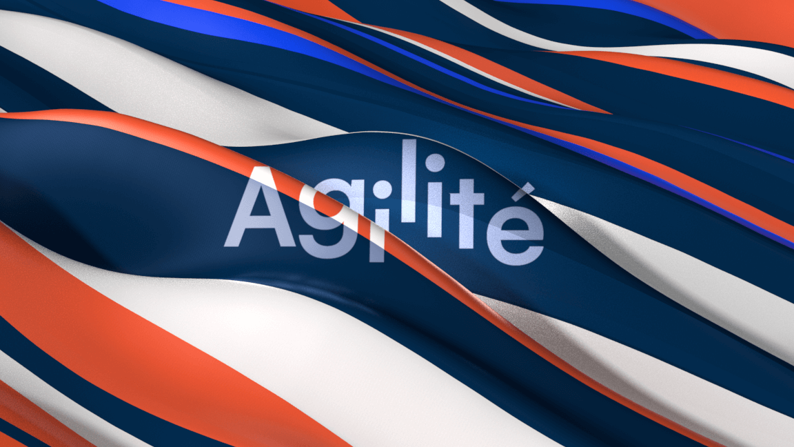 Abstract background made of 3D fluids waves of various colors