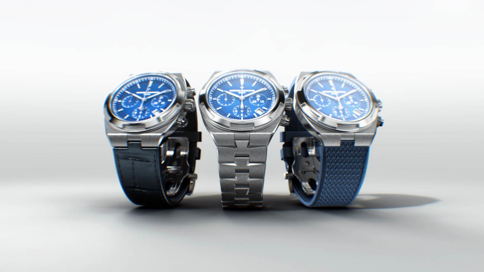 3D render of the Vacheron Overseas watches