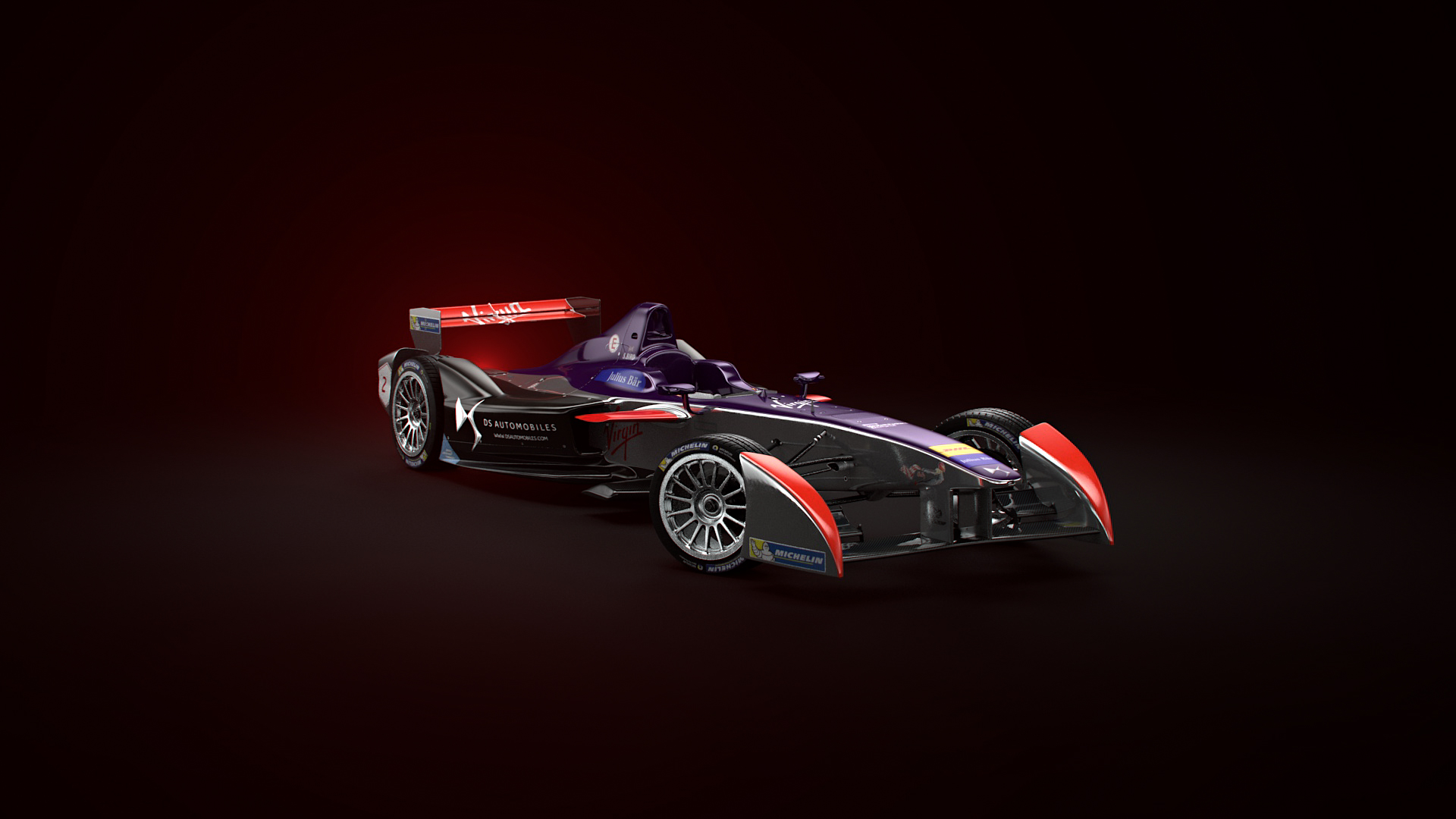 3D render of the DS Automobiles Formula E