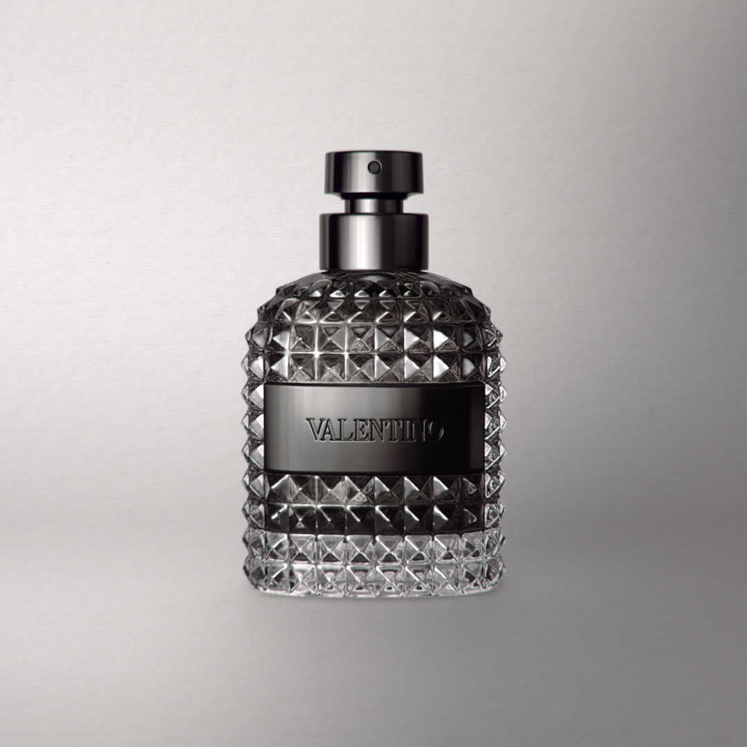 3D render of the Valentino Uomo fragrance