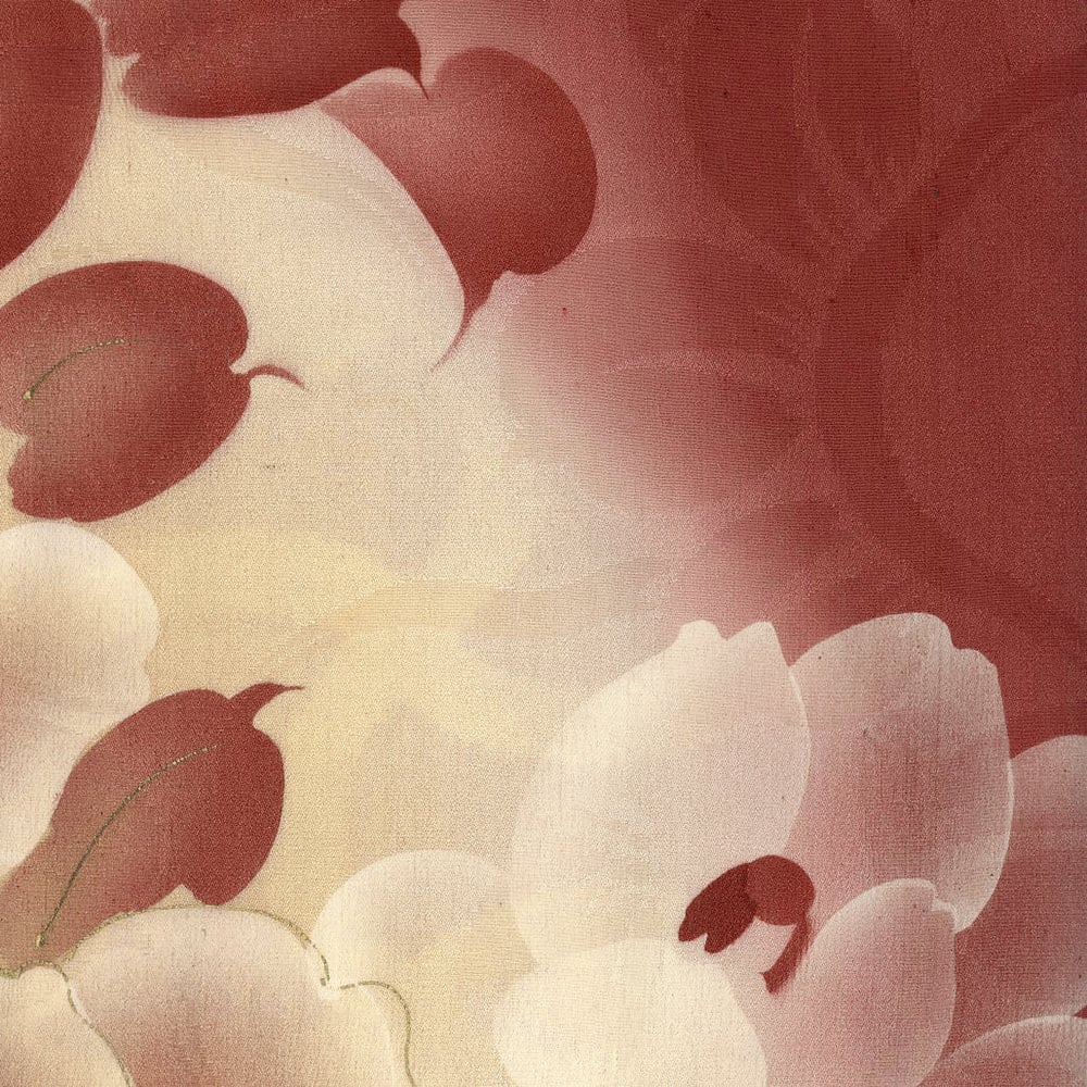 Soft blush and cream floral watercolor painting of delicate petals