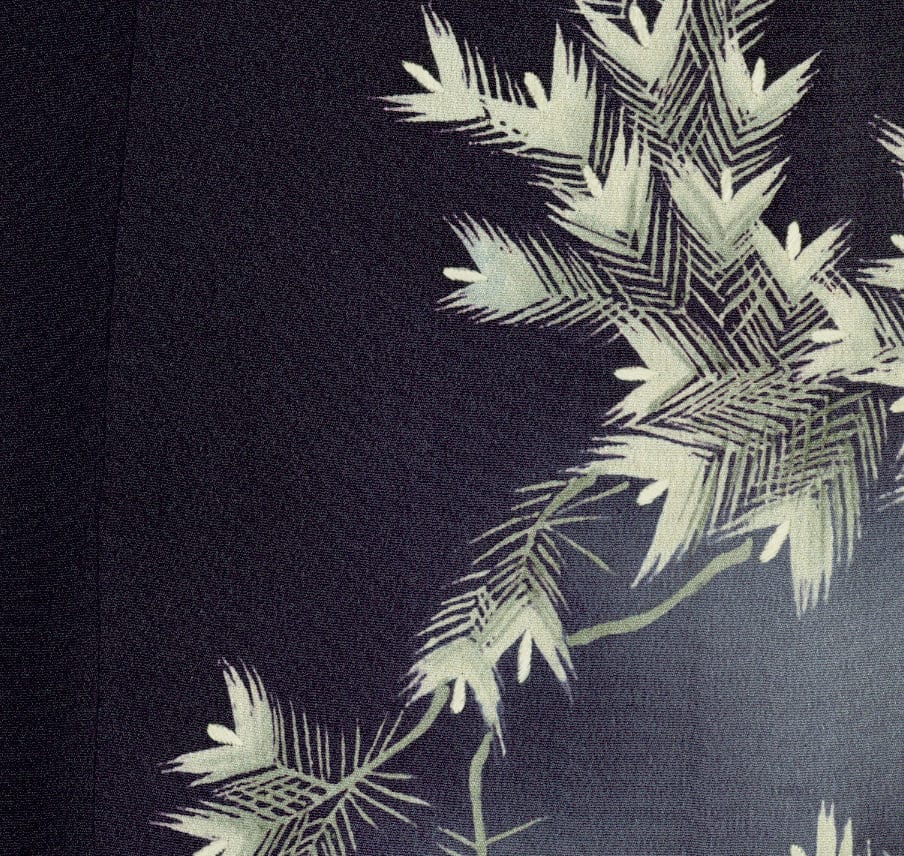 Delicate white snowflakes with geometric patterns on dark textured background