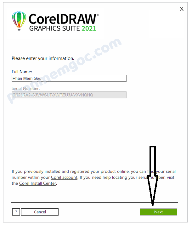 Download CorelDRAW Graphics Suite Mới Nhất 2021 v23.1 - Hướng dẫn cài đặt bước 2