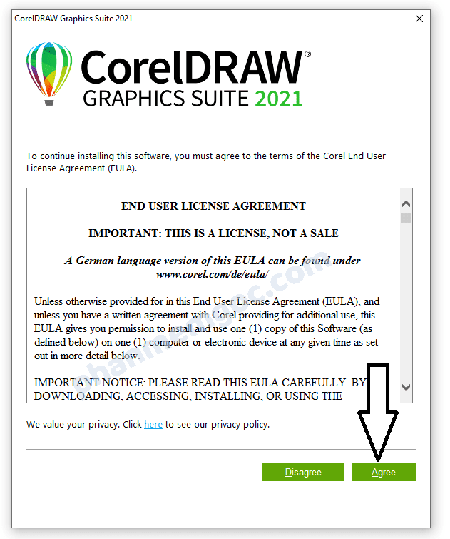 Download CorelDRAW Graphics Suite Mới Nhất 2021 v23.1 - Hướng dẫn cài đặt bước 6