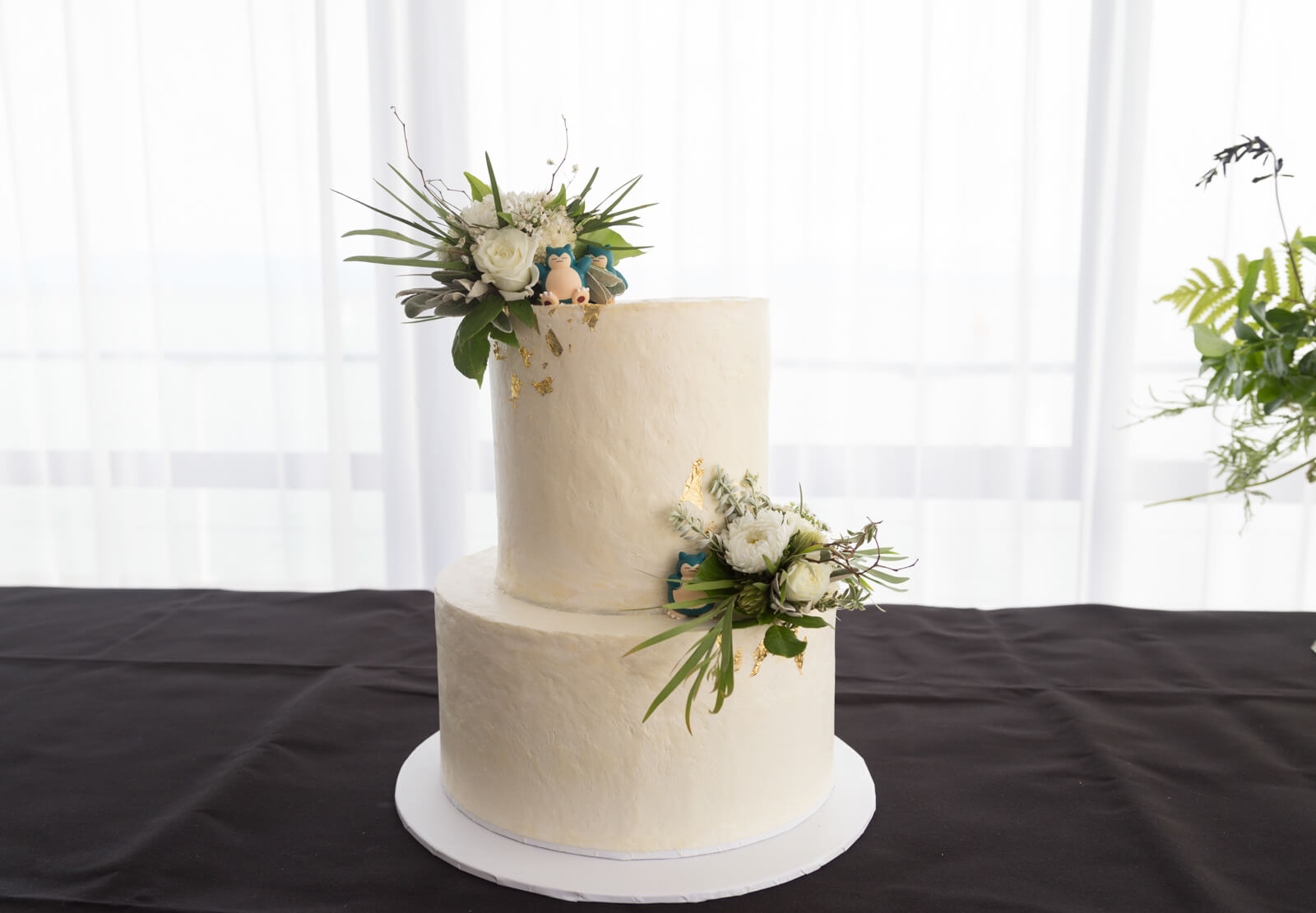 a wedding cake