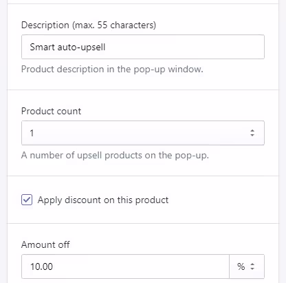 Setting the Smart Auto-Upsell behavior