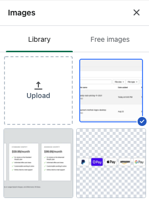 Uploading custom image via Shopify theme editor