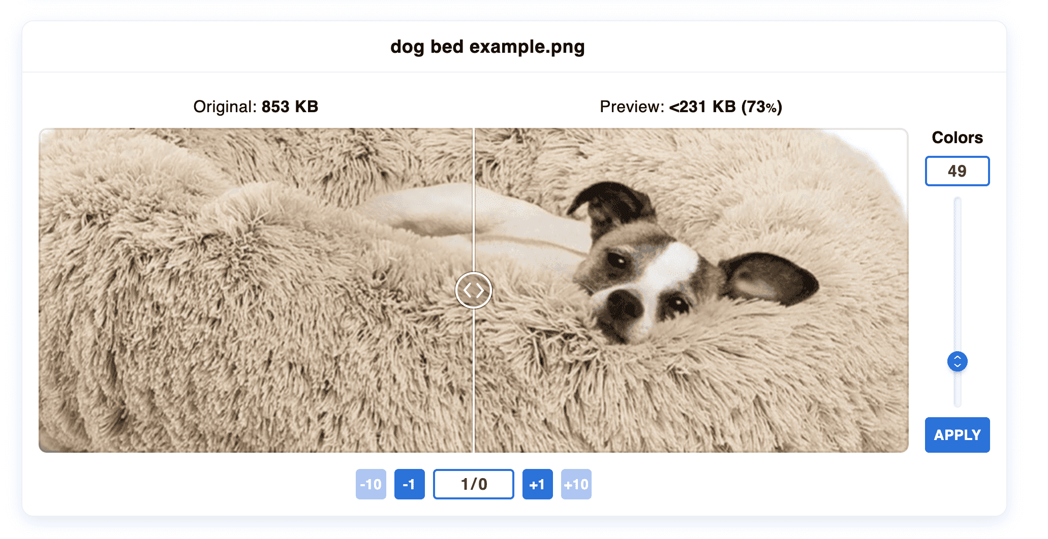 Image compression tool