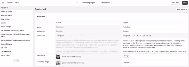Localizing metaobject in Shopify Translate & Adapt app