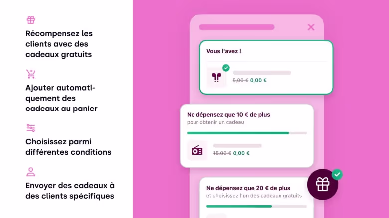 Gift Box - Application de cadeau gratuit avec achat