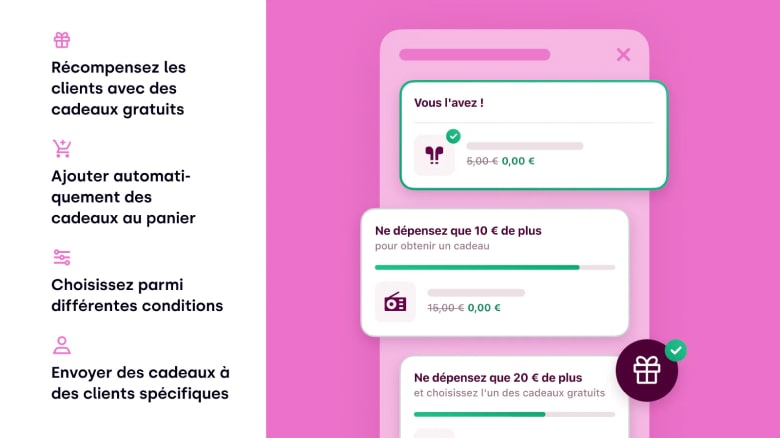 Gift Box - Application de cadeau gratuit avec achat
