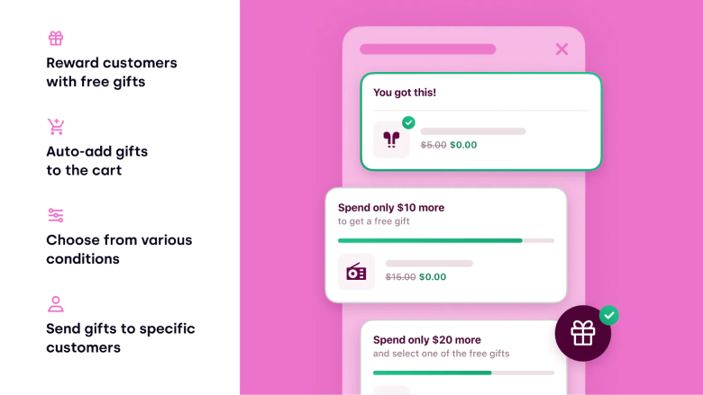 Gift Box – Free Gift With Purchase App